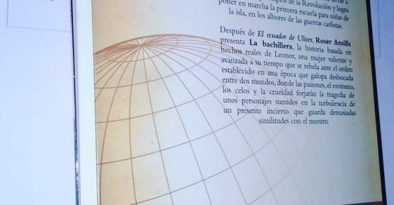 Muy ilusionada con los comentarios de lectura de #labachillera que ha hecho @josepestape ;)) - Roser Amills, escritora mallorquina
