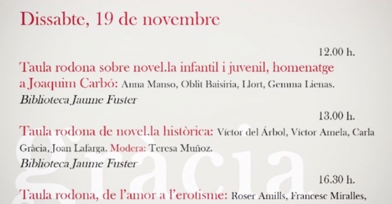 Ben aviat ens veurem a @graciallegeix #graciallegeix Aquí teniu una petita part del programa :)) 2 Ben aviat ens veurem a @graciallegeix #graciallegeix Aquí teniu una petita part del programa :)) - Roser Amills, escritora mallorquina