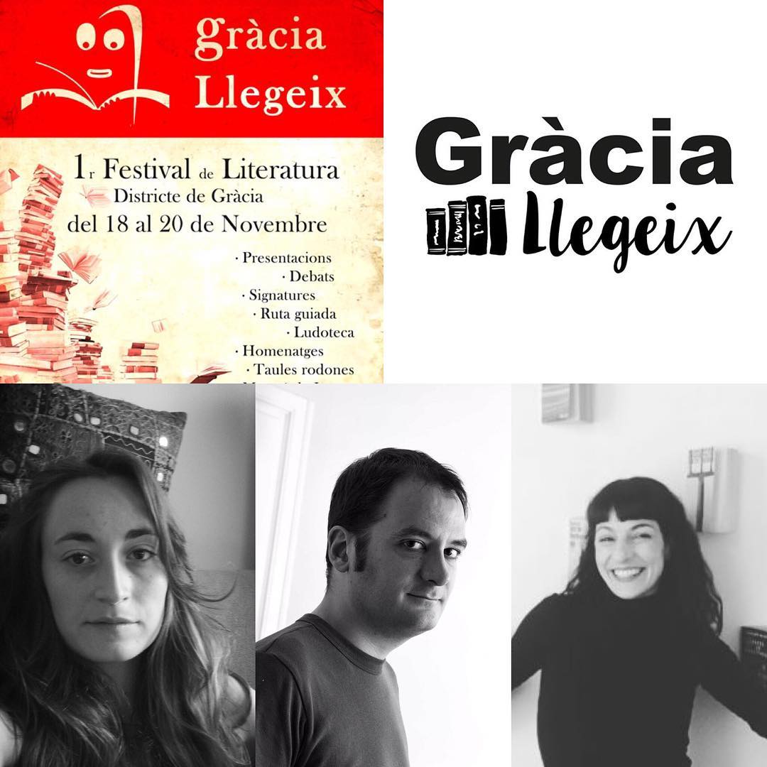 #graciallegeix dissabte 19, 16.30 hores
Biblioteca Jaume Fuster
Taula rodona, de l'amor a l'erotisme. Roser Amills, Francesc Miralles, Teresa Roig