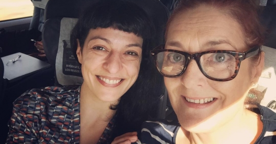 Encuentro en el Ave con una amiga de hace 20 añitos @lagalli - Roser Amills, escritora mallorquina
