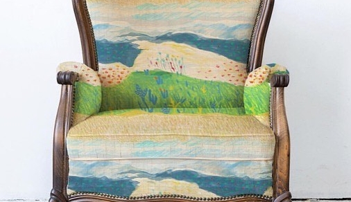 Quiero sentarme ya a leer en esta butaca de @rebeca_zarzaestudio 2 Butaca Rebeca de Zarza estudio