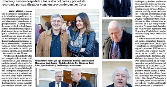 Necrologica Ivan Tubau Por Matias Nespolo