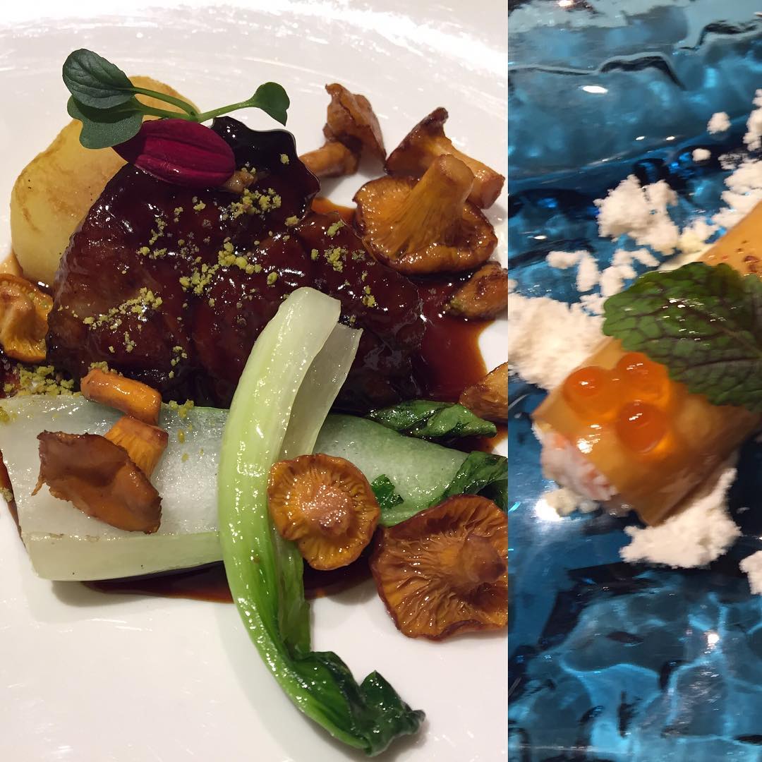 Os presento dos de los platos de la cena en La Taverna del Clínic y luego os enseño los otros!