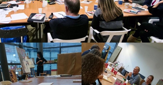 roser amills taller literari a La capsa, Ordino, Andorra