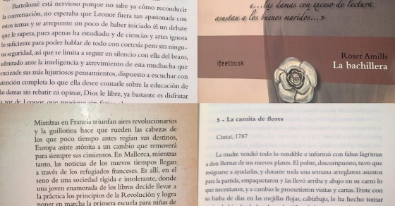 "Las damas con exceso de lectura..." #labachillera #leeressexy - Roser Amills, escritora mallorquina