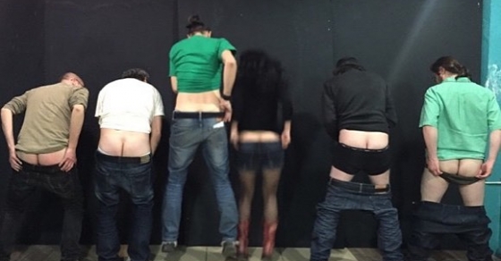 Al amills public wc tambien se apuntan hombres. Esta foto es de 2015