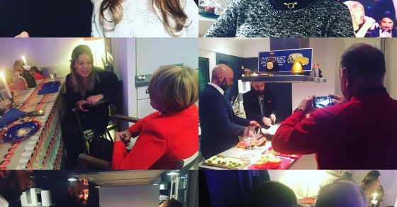 cena en casa con los padres de marco della porta