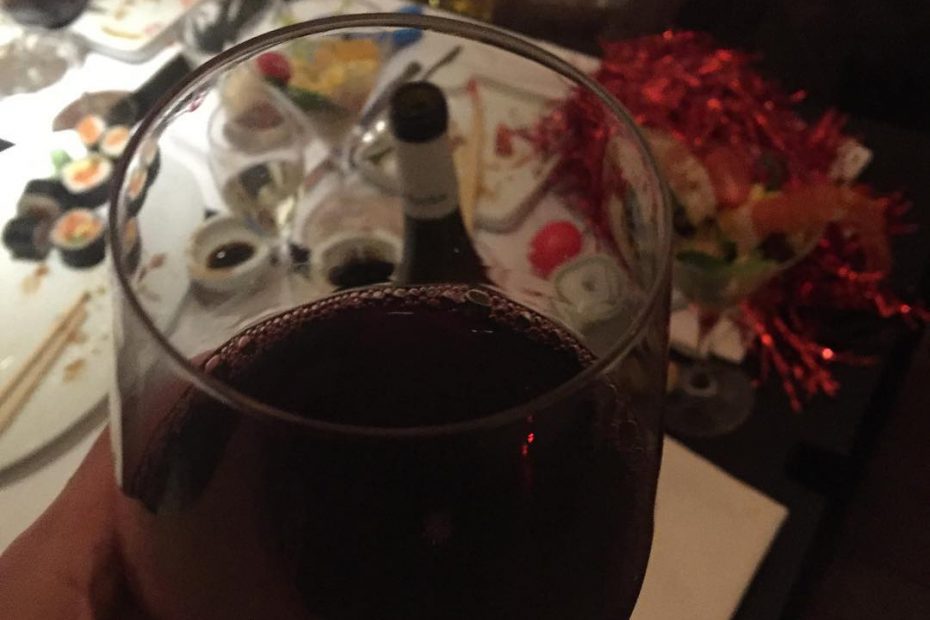 copa de vino brindis