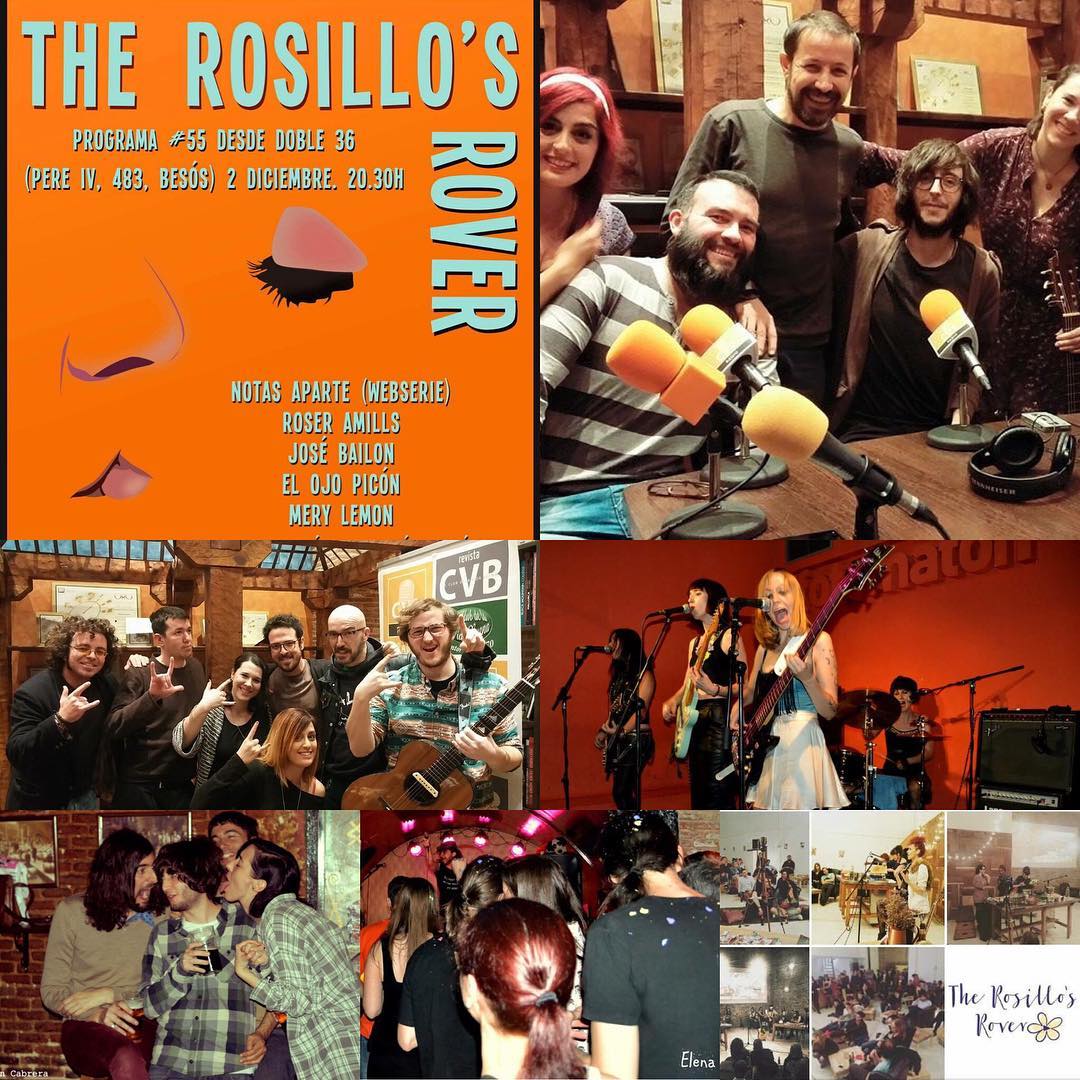 Imágenes de otras ediciones del #therosillosrover y cartel del de viernes 2 de diciembre. Nos vemos!!