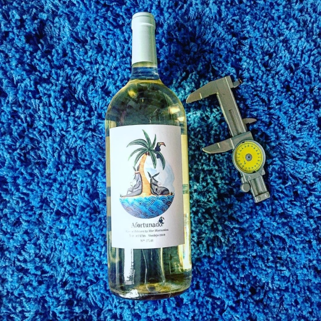 botella magnum de vino afortunado