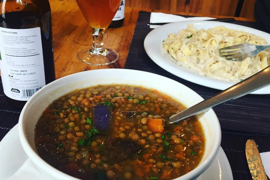 llenties al cafe pampol