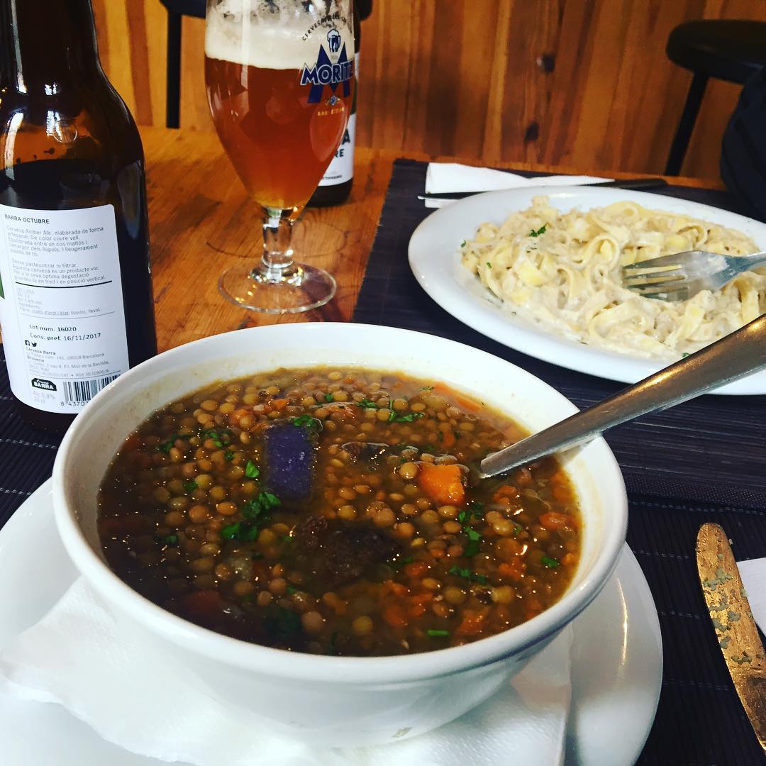 llenties al cafe pampol