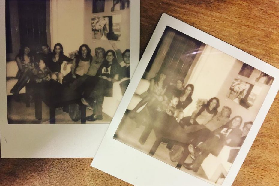 polaroids recital a la casa orlandai, Roser Amills, Anna Aguilar Amat, Blanca Llum Vidal...