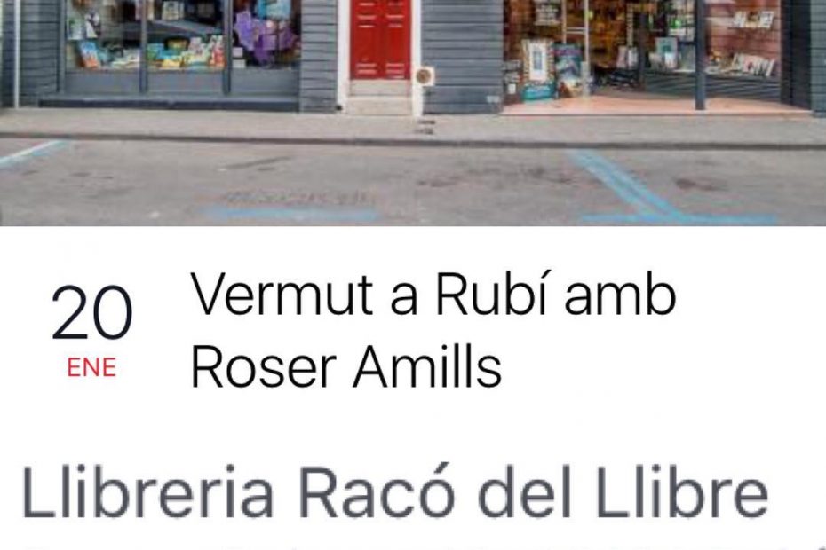 Vermut a Rubi amb roser amills