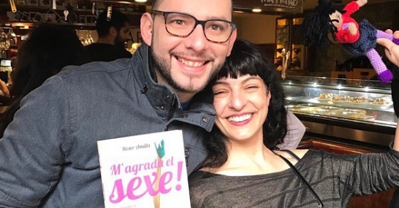 Con @ubalaraque que es un amor #magradaelsexe - Roser Amills, escritora mallorquina