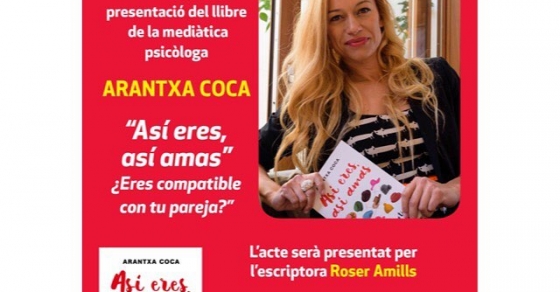 Dia 10 tenim una cita amb Arantxa Coca ;)) Club del Llibre Servei de Secretaria . Carrer Castella, 27-30 El Prat de Llobregat (Barcelona) - Roser Amills, escritora mallorquina