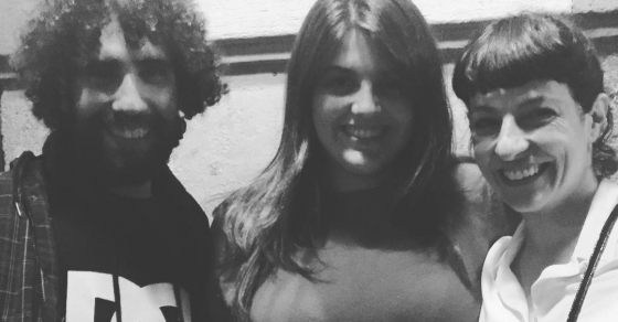 roser amills con la actriz revelacion monica llurba vicente