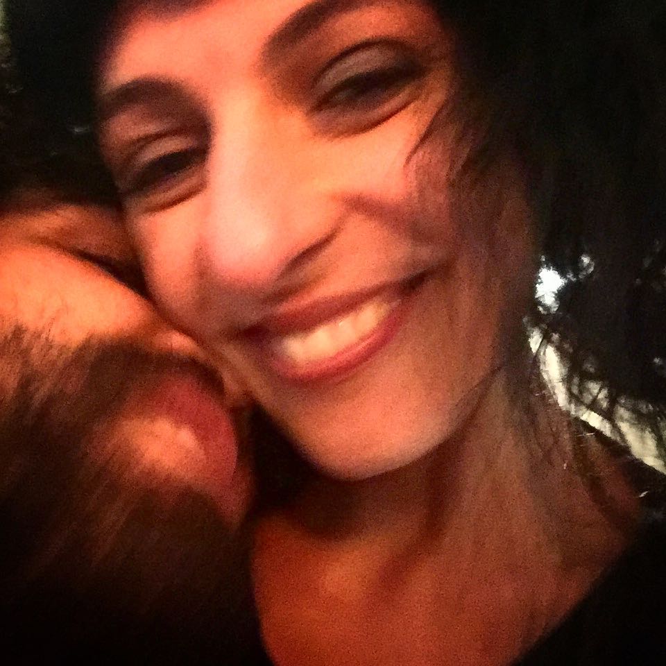 Roser Amills con su novio Afromarc