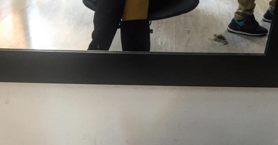 roser amills en la peluqueria