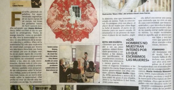 roser amills i maria antonia massanet en ultima hora sobre escritura y feminidad