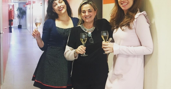 Gràcies Gemma Torelló pel gran vi que ens has donat a tastar en primícia! @atm_cava @anemdetarda avui a Ràdio4 - Roser Amills, escritora mallorquina