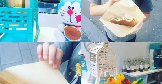 Mi hijo me ha descubierto hoy @mrkakigori y es una maravilla!! #dorayaki #doraemon ;)) - Roser Amills, escritora mallorquina