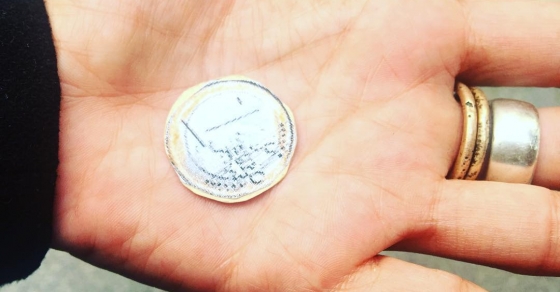 Hemos encontrado 1€ de la suerte ;)) - Roser Amills, escritora mallorquina