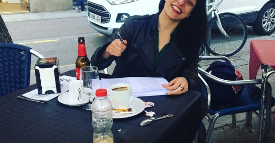 Tengo tanto trabajo en marcha que se desborda, pero qué feliz con la #novela2017 - Roser Amills, escritora mallorquina