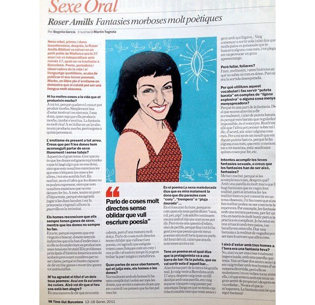 begoña garcia carteron entrevista a roser amills pel time out barcelona