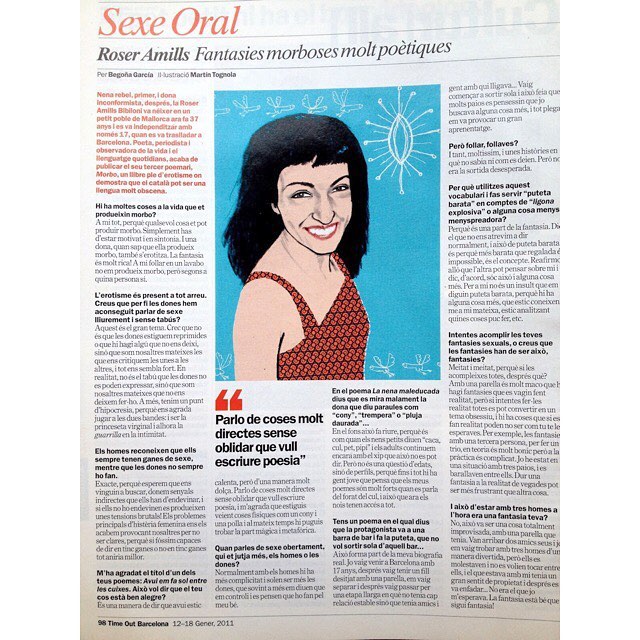 begoña garcia carteron entrevista a roser amills pel time out barcelona