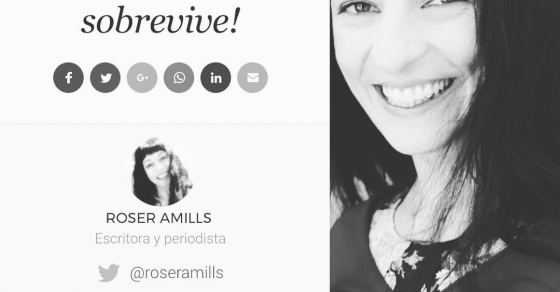 columna de roser amills en metropoli abierta