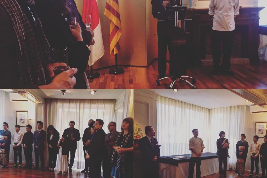 encuentro con el Consul General del Japon Naohito Watanabe, nombra a Hideki Matsuhisa Embajador de la Gastronomia Japonesa 2017