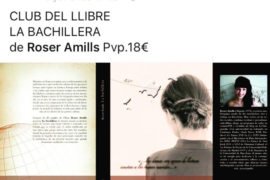 la libreria de referencia de el prat de llobregat recomienda la bachillera de roser amills