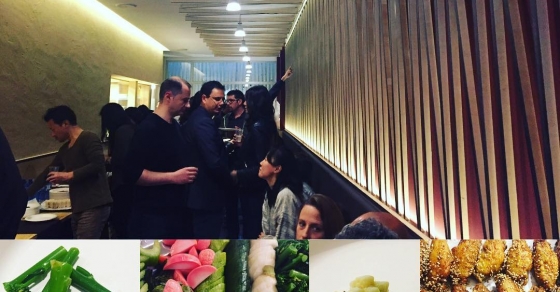 Qué ilusión brindar hoy con los amigos de @CAN.NICK, el nuevo restaurante japonés que abrirá en Barcelona muy pronto ;)) - Roser Amills, escritora mallorquina