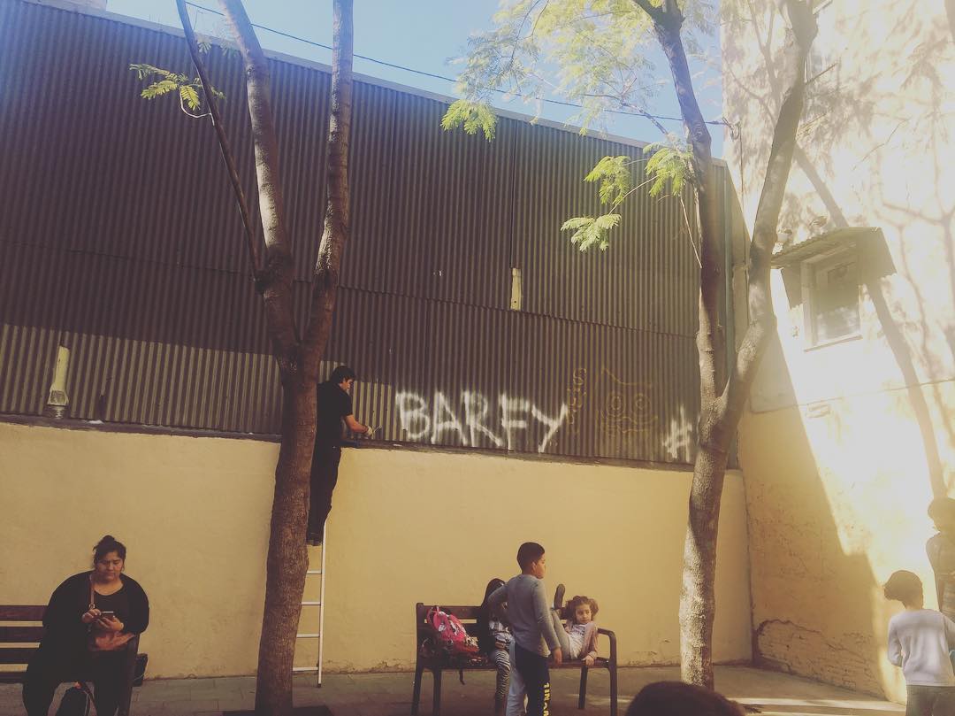 Los #grafitis y @barcelona_cat tienen una historia de amor intensa y continuada :))