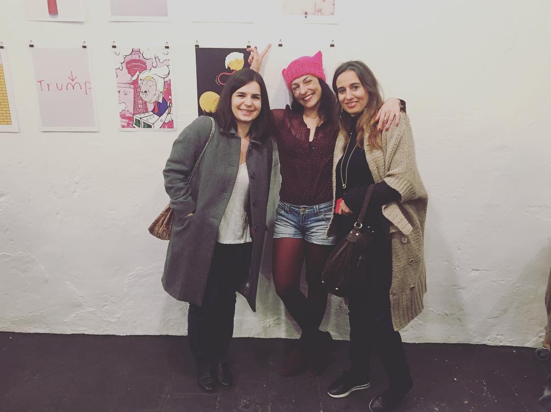 Con Elia Felices inauguramos Pencilvania Blood & News de Juan Cardosa en El Diluvio Universal