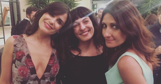 roser amills con Elena Sanchez y Sonia Urbano