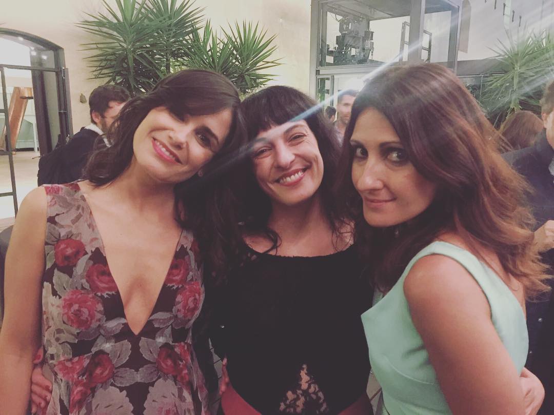 roser amills con Elena Sanchez y Sonia Urbano