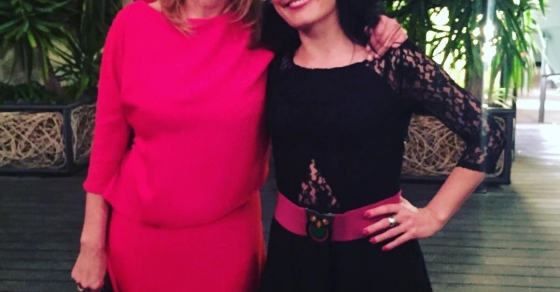 Roser Amills con Emma Suarez