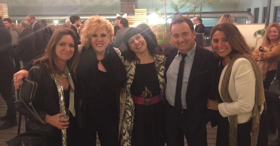 roser amills con xavi collado, belen marron, Silvia Tarragona y Cristina Moreno