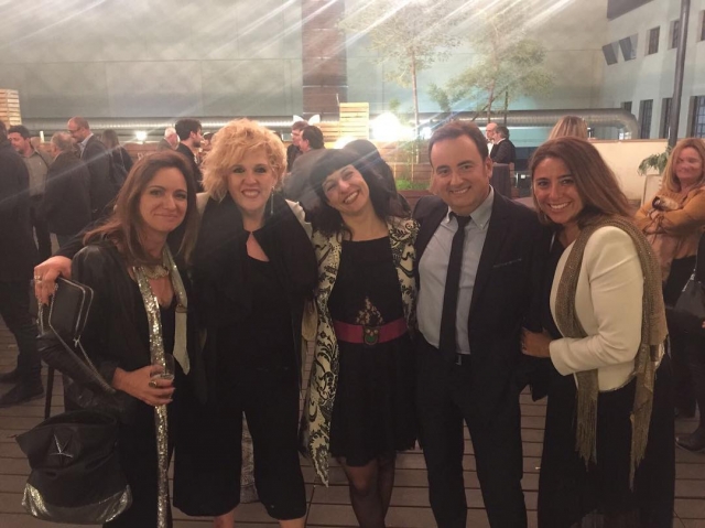 roser amills con xavi collado, belen marron, Silvia Tarragona y Cristina Moreno