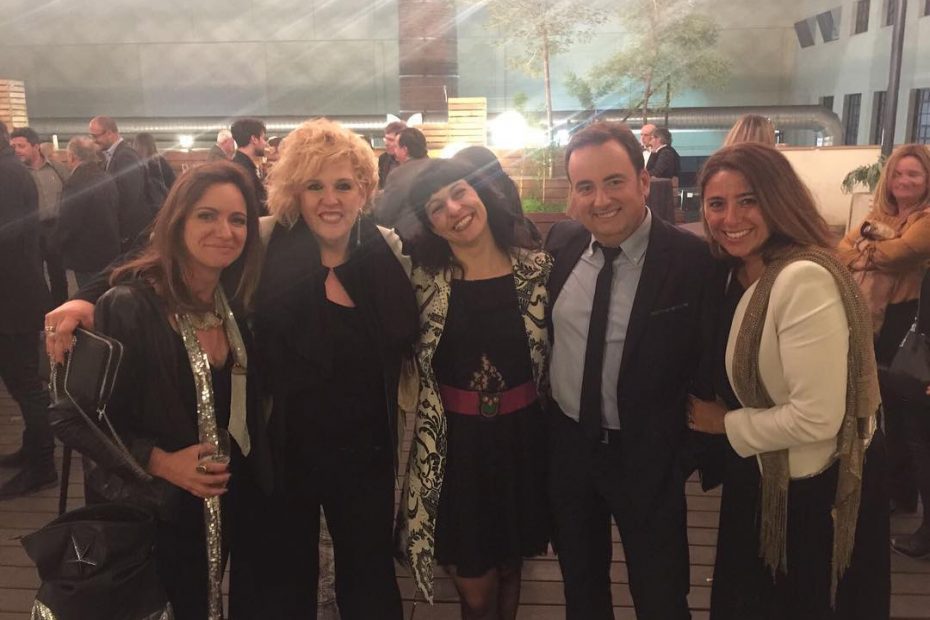 roser amills con xavi collado, belen marron, Silvia Tarragona y Cristina Moreno
