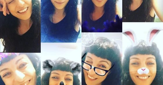 Habéis probado ya las #mascaras que instagram le ha copiado a #snapchat ? ;)) - Roser Amills, escritora mallorquina