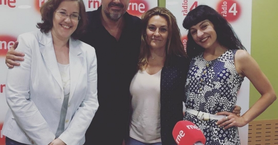Parlem ara a #anemdetarda molts temes, tertúlia amb @Lallum35 @GrelaBravo i #LiamWPatton - Roser Amills, escritora mallorquina