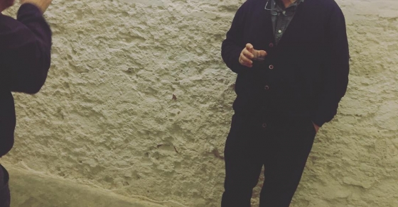 Con Jose Antonio Millan y su obra en Las cosas de martinez