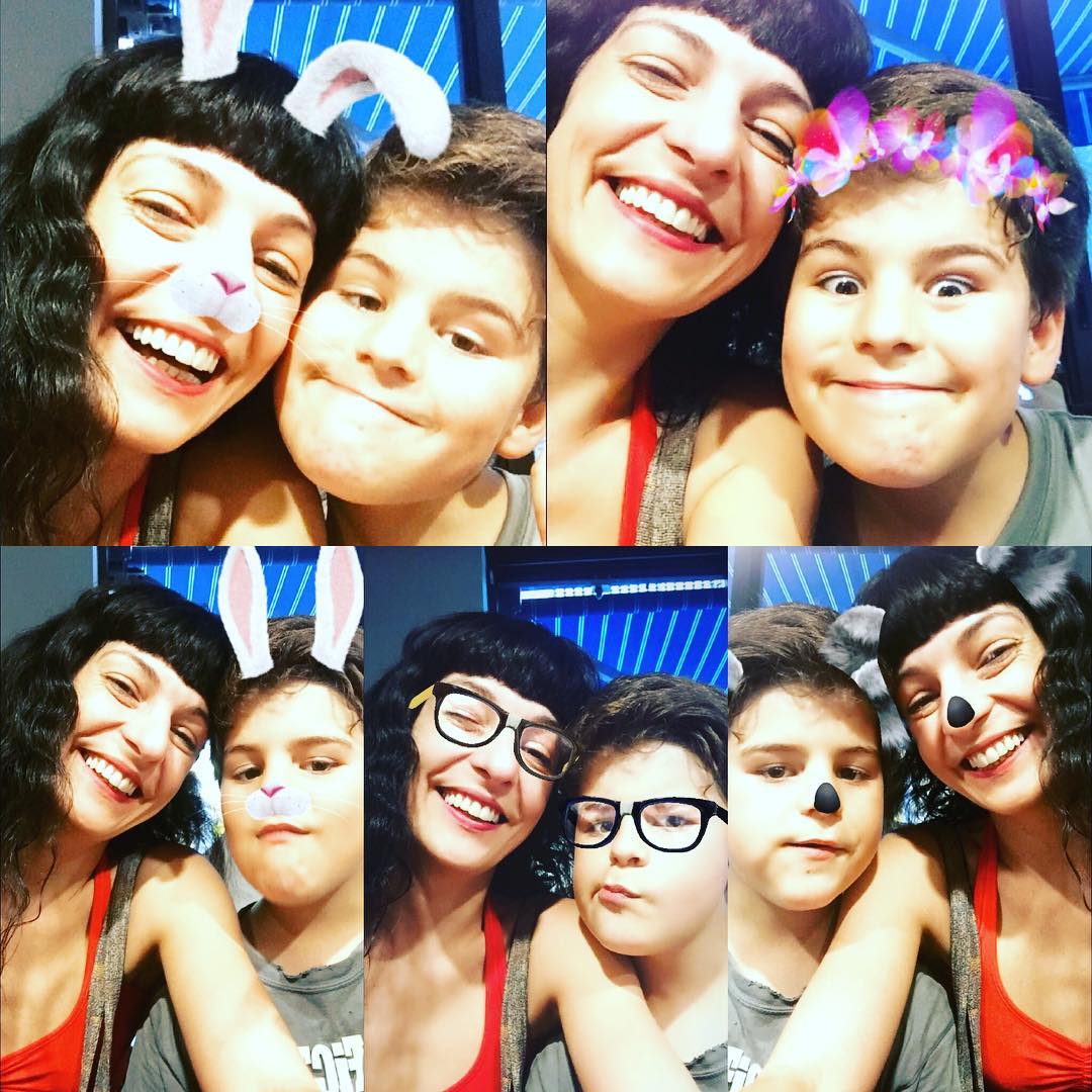 Juan, hijo de Roser Amills, cumple diez años