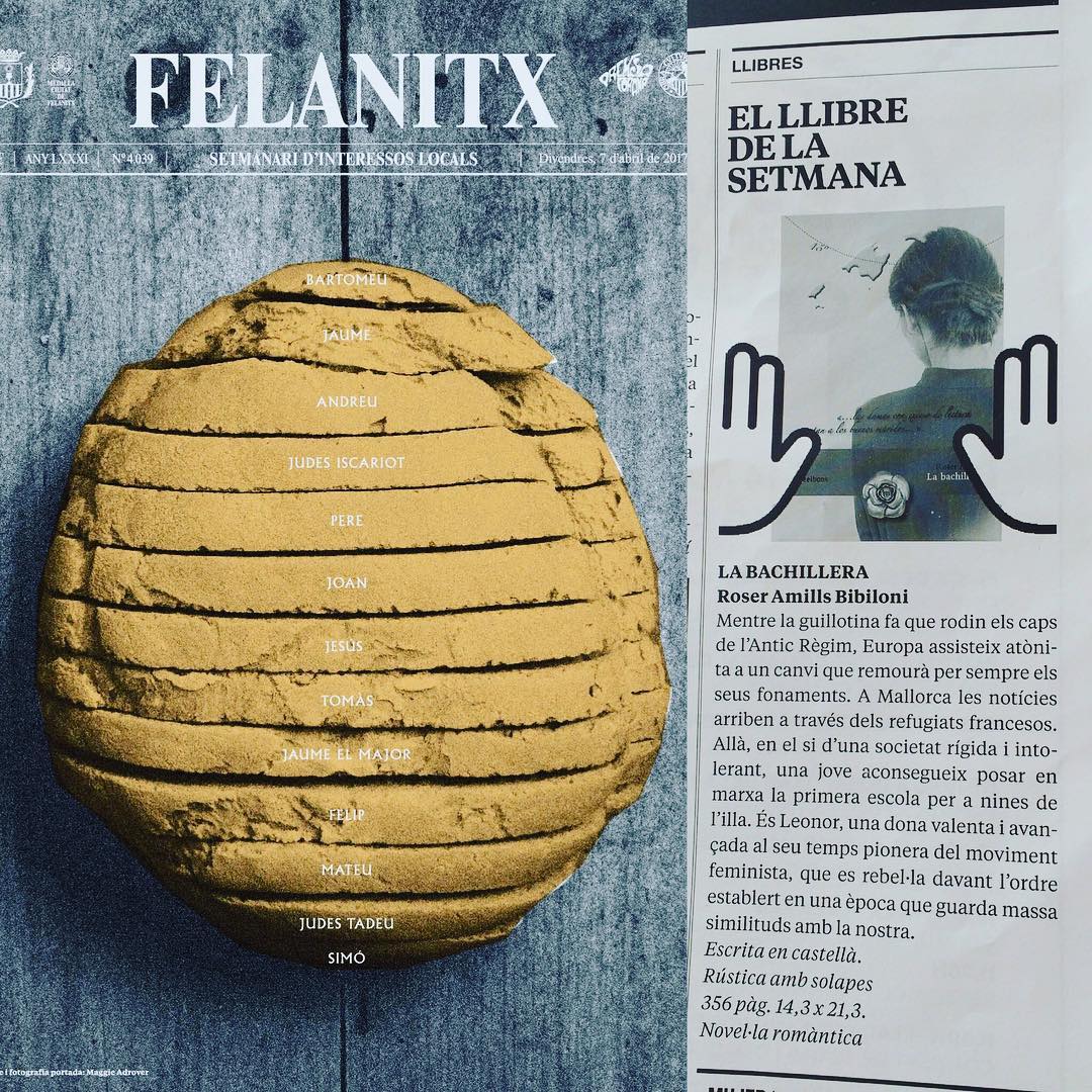 La bachillera, novela de Roser Amills, libro recomendado en el Setmanari de Felanitx