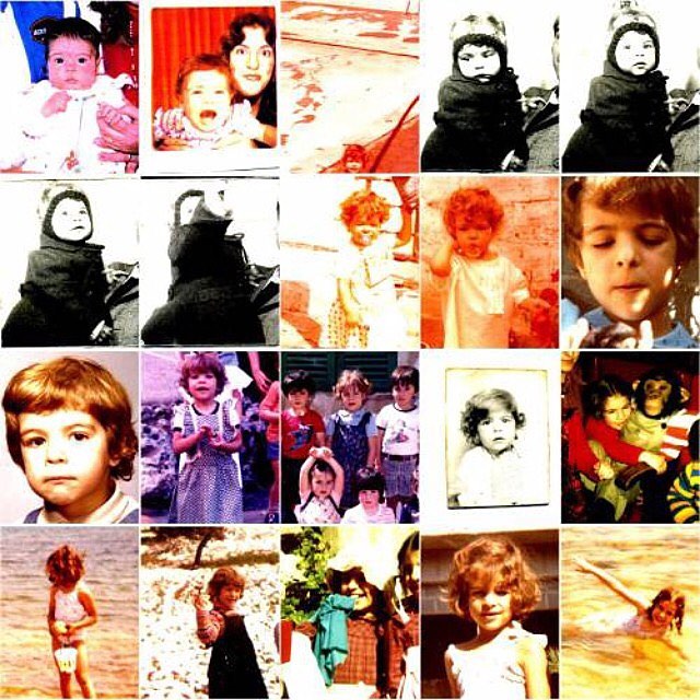 Roser Amills de niña, infancia, evolución