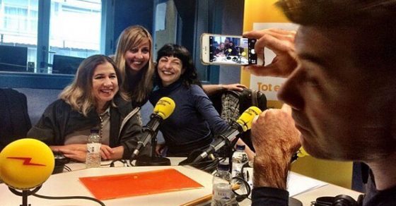 roser amills en catalunya radio con xantal llavina, ada parellada i jordi pi