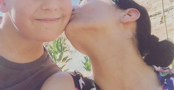 roser amills y su hijo juan